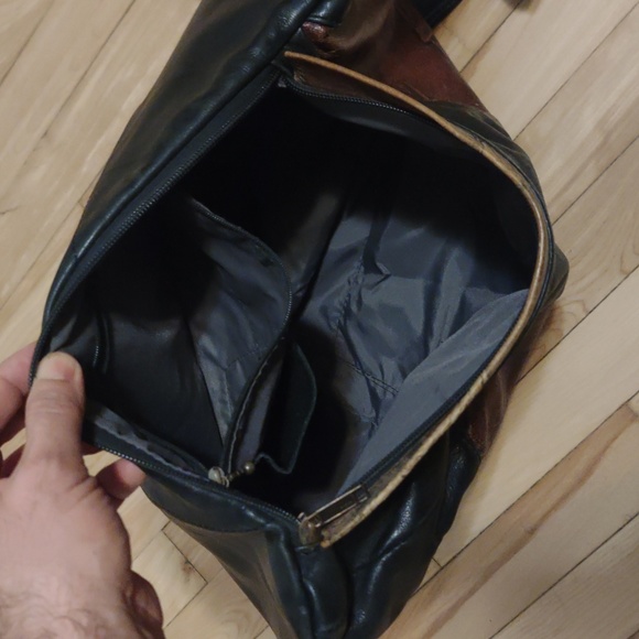 Vintage leather backpack - Picture 5 of 10